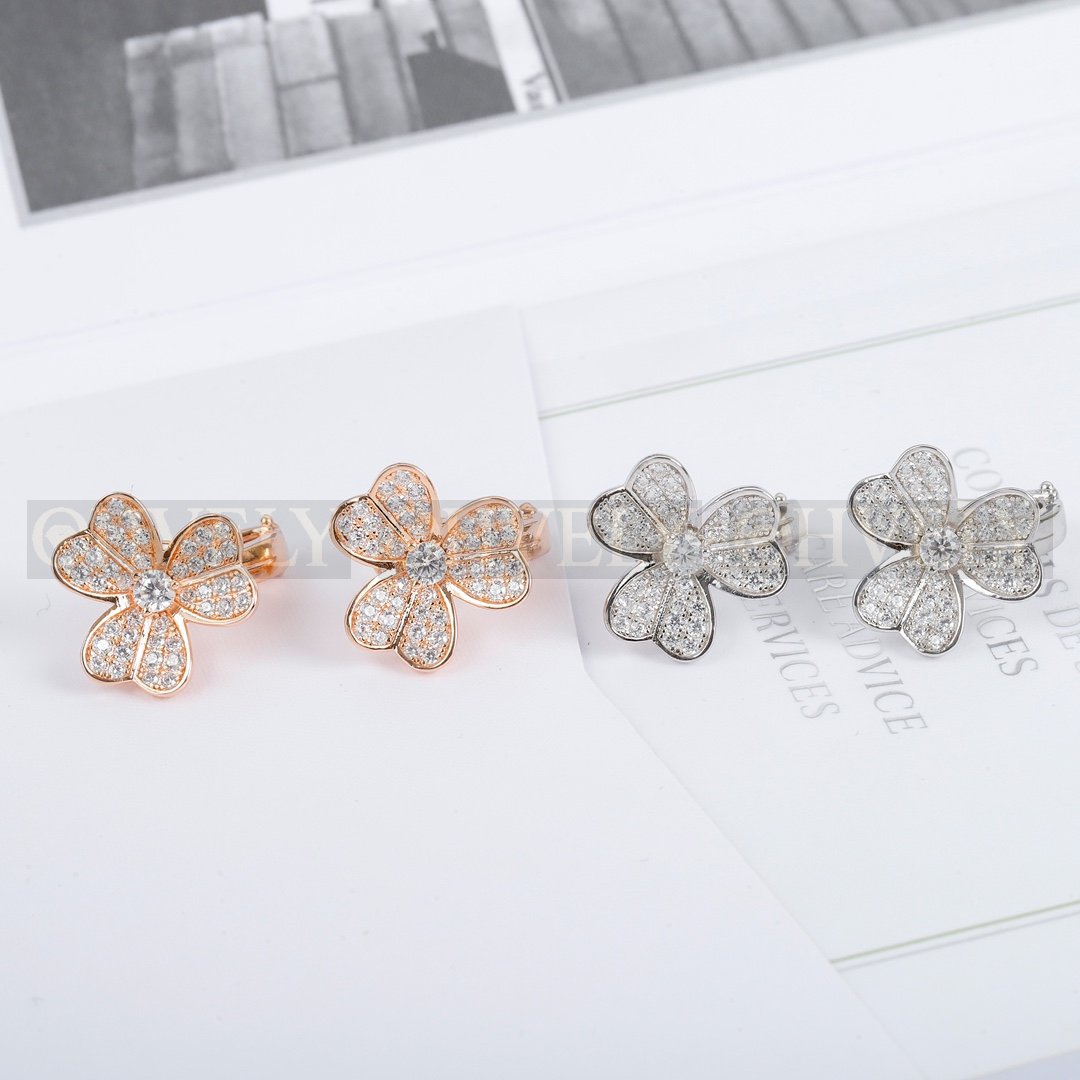 반클리프 아펠 Van Cleef & Arpels 프리볼(Frivole) 이어링 ( 로즈골드, 실버 )